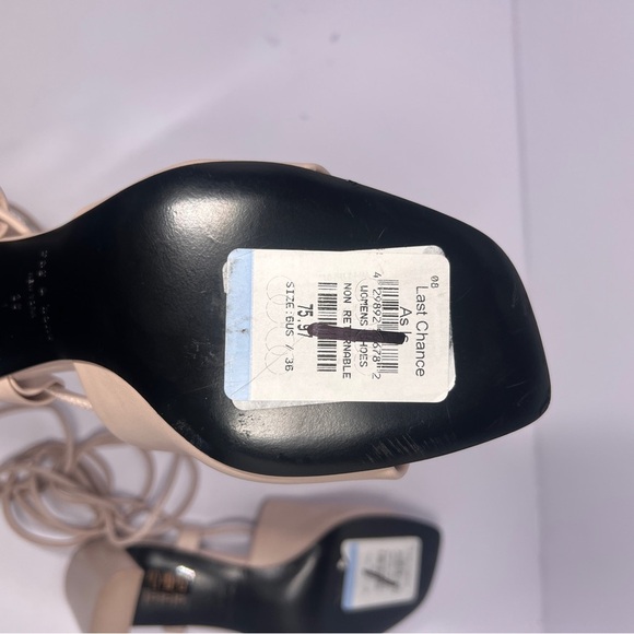 Rag & Bone Emma Leather Tie Heel Sandal In Shasow Pink Size 36 (US 5.5) New - Picture 9 of 10